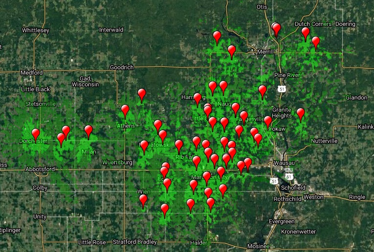 AirRunner Networks coverage area